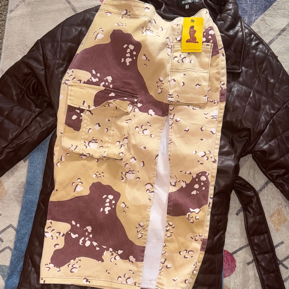 Camouflage Cargo Skirt